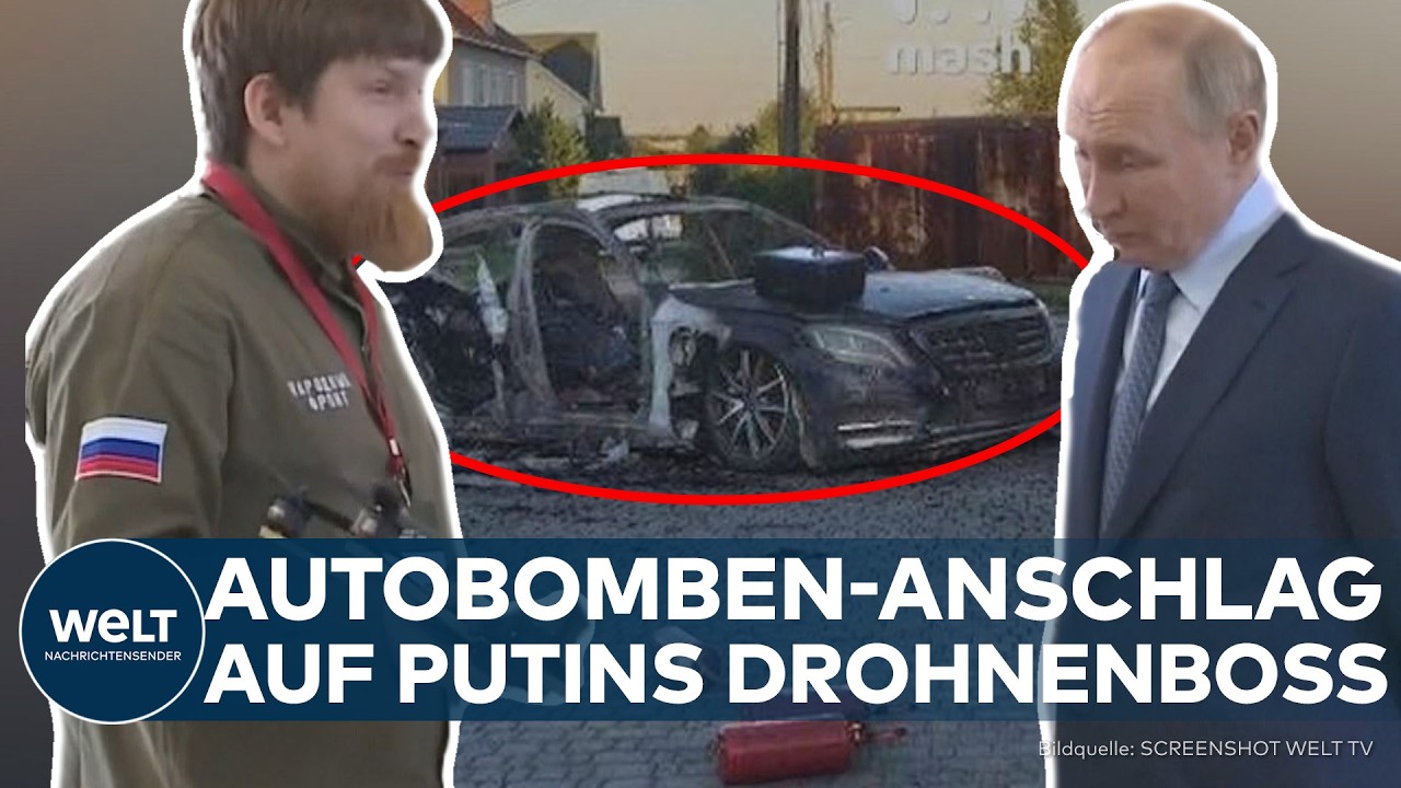 MORDANSCHLAG IN RUSSLAND: Putins Drohnenchef im Visier – Fahrer bezahlt den Anschlag mit dem Leben!