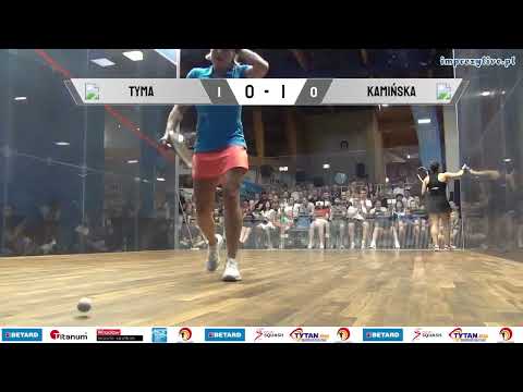 Karina Tyma - Magda Kamińska BETARD Indywidualne Mistrzostwa Polski w Squasha 2023 - finał