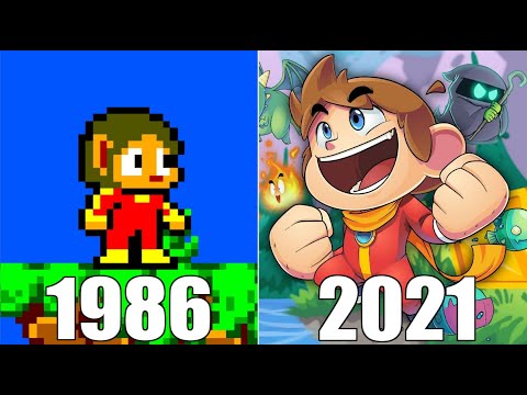 Evolution of Alex Kidd Games [1986-2021]