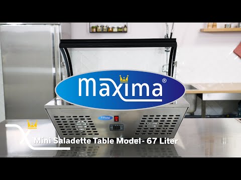 Maxima Gastro Saladette - 67 l - inkl. 8 x 1/6 GN - Tischplatte