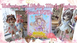 🍄🌰 Unboxing and Styling the Minty Fantasy Forest Ball Jointed Dolls