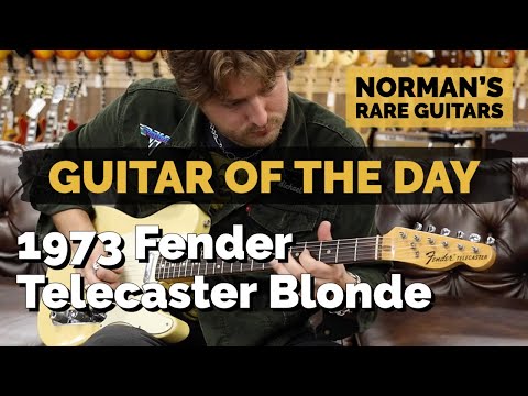 Guitar of the Day: 1973 Fender Telecaster Blonde | Norman's Rare Guitars