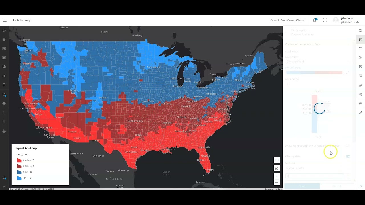 Using ArcGIS Online Map Viewer to style vector data