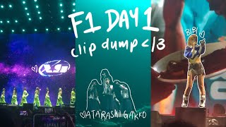 BIBI,  XG, MILLI, ATARASHI GAKKO IN ONE DAY?????!!!!: f1 day 1 concert clip dump
