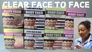Clear Face To Face Baby Face Facial Cream l Pure Organic l Gold l Dark Spot l Super Whitening