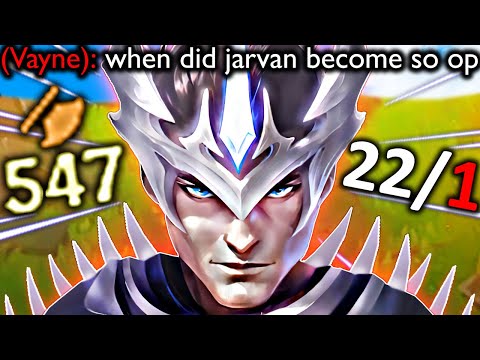 WHEN DID JARVAN BECOME SO OP? (22 KILLS, 1 DEATH)