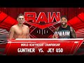GUNTHER VS JEY USO FOR THE WWE WORLD HEAVY WEIGHT CHAMPIONSHIP IN A EXTREME RULES MATCH
