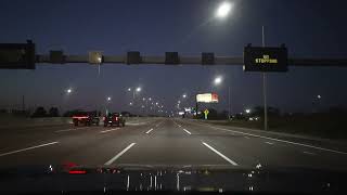 Chicago I-90/I-294/I-55 Highways Romeoville (No Talk, No Music) 4K POV ASMR
