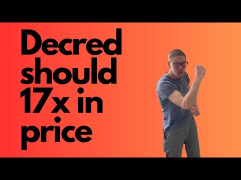 Decred (DCR) should break $300 per coin (currently $17.41)