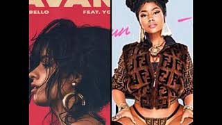 CAMILA CABELLO HAVANA NICKI MINAJ CHUN LI BLEND REMIX