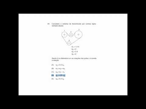Questão 49 - Metrô SP ( Engenheiro Jr - mecânico - 2014 )