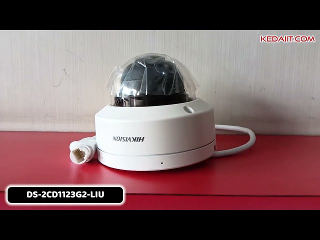 Hikvision كاميرا داخلية شبكية ثابتة للسقف AcuSense...