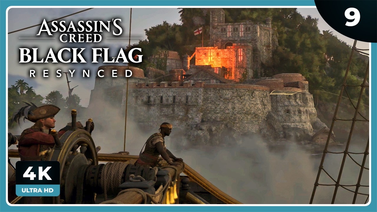 ACBF #9 | ASALTO AL FUERTE | ASSASSIN'S CREED BLACK FLAG RESYNCED Gameplay Español