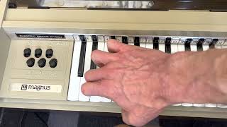 Video thumbnail for Magnus Portable Chord Organ Vintage 1960s by Uncle Jon's Music