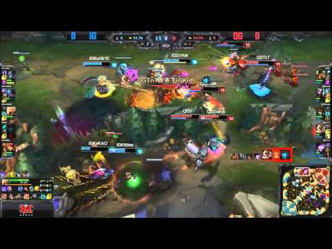 IG vs QG Tencent LPL Summer Split 2015 W7D2 Invictus Gaming vs Qiao Gu Game 1 highlights