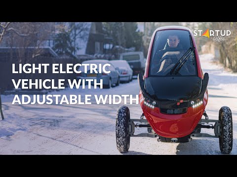 Light Electric Vehicle with Adjustable Width