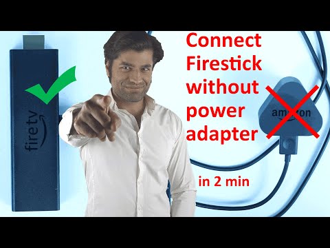 Connect Firestick without power adapter