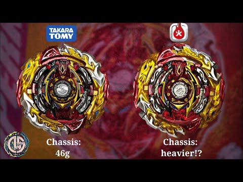 World Spriggan Original and Fake Informative Comparison | Takara Tomy vs Flame | ベイブレードバースト超王