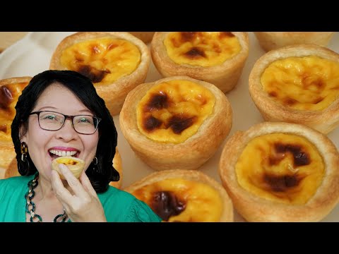 Pasteis De Nata Do Zero / Receita Original Portuguesa / Massa Folhada Caseira / Creme de Ovos