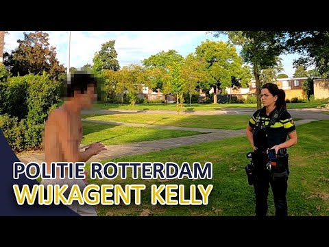 Politie Basisteam IJsselmonde | Wijkagent Kelly | Messen | Man klimt op een hijskraan | Rotterdam