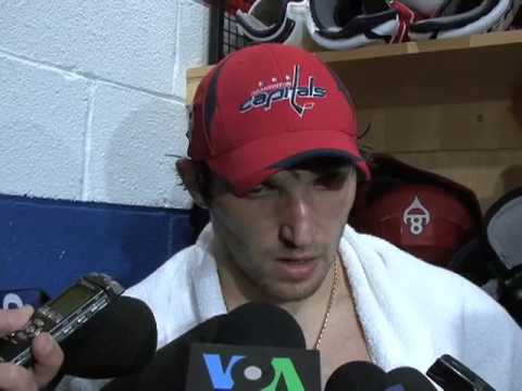 Alex Ovechkin After  Washington vs. Montreal Canadiens Play Off Game 1