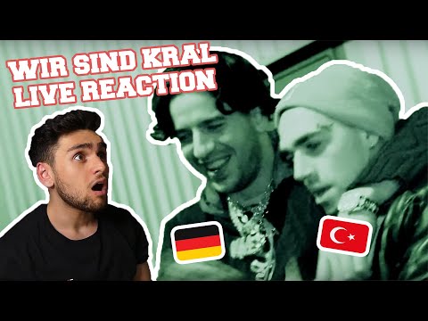 Wir sind Kral - Ezhel & Ufo361🔴 LIVE GERMAN Reaction 🇩🇪👑