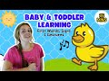Baby Learning First Words Signs Gestures Nursery Rhymes With Miss Katie Toddler Learning Videos