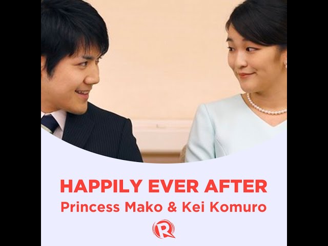 Japan’s princess Mako gives up title as she weds her college sweetheart