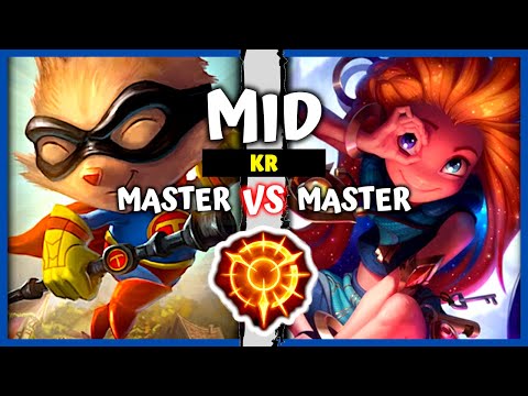 Korean Master Teemo Mid vs Master Zoe Main - KR Rank Pre S11