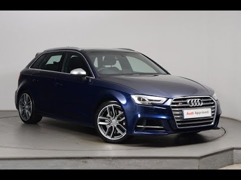 KY17ZXP AUDI A3 S3 SPORTBACK QUATTRO BLUE 2017, Nottingham Audi