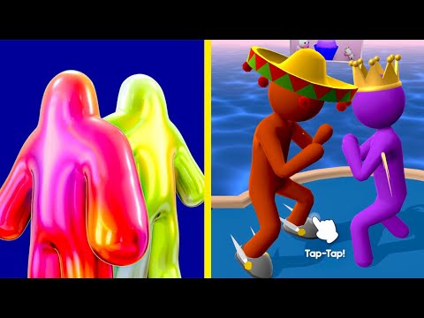 Blob Runner 3d vs Giant Rush walkthrough Android iOS mobile Gameplay HW3D