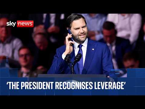 JD Vance speaks at Viktor Orban election rally