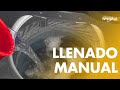 Manual Filling Of A Whirlpool Washing Machine