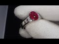 Buy Magnificent 2.89 Carat Natural Burma Ruby and Diamond Ring