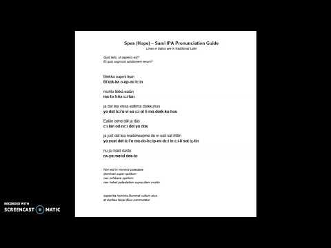 Spes Mia Makaroff A1 rehearsal track