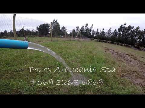 Prueba de bombeo y puesta en marcha de pozo en Araucanía