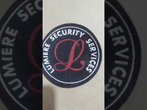 Security Uniforms Woven Label