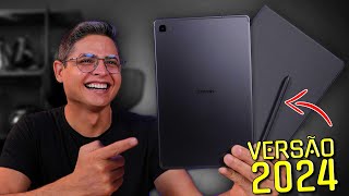 O MELHOR TABLET BARATO DO MOMENTO? Samsung Galaxy Tab S6 Lite 2024! Unboxing e Impressões