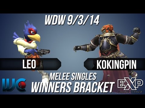 WDW 9/3/14 - Leo (Falco) vs. KOKingpin (Ganon/Sheik/Zelda) Melee Winners Bracket