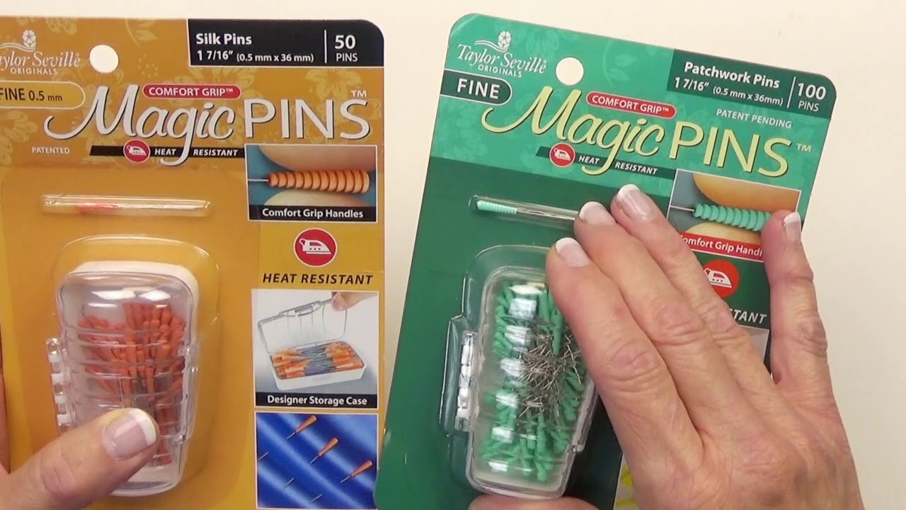 Magic Patchwork Pins vs. Magic Silk Pins