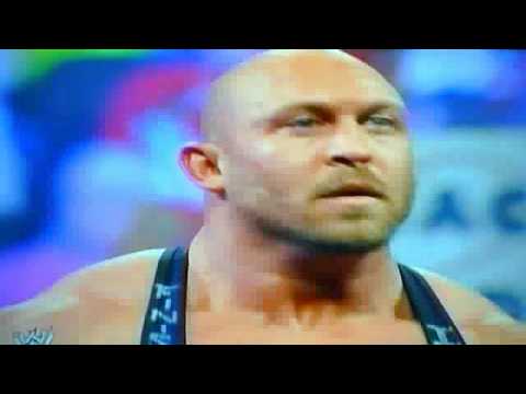 WWE Ryback vs two local athletes in a 2 on 1 handicap match