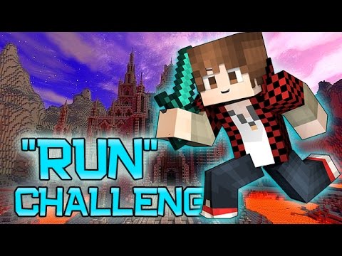 Minecraft: "RUN" Escape The King Skeleton Challenge Map!
