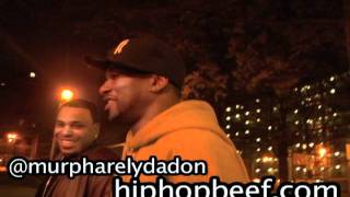 Cam'ron Visits Stapleton Projects in Staten Island NY