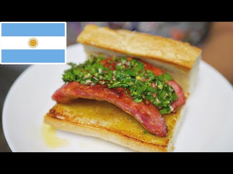 Choripan Sandwich At Home