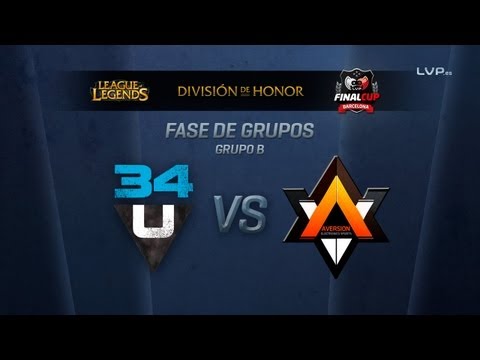 34United vs Aversion (Grupo B) - League of Legends - Final Cup 4