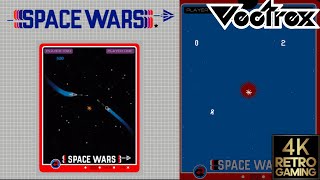 Space Wars Vectrex 4k Gameplay