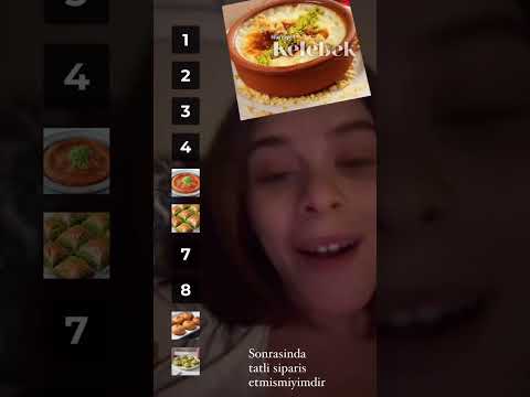 İlayda Alişan sevdiği tatlıları sıraladı