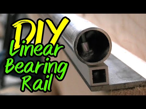 Building a homemade full size CNC machine - Linear Bearing Rails - Mini