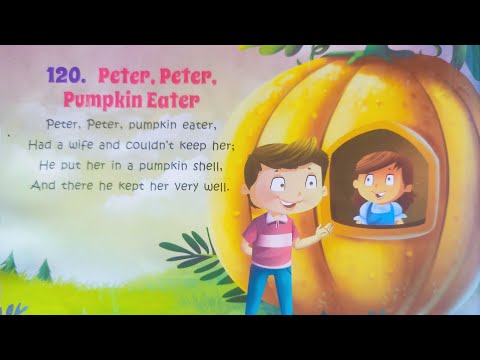 Peter Peter, Pumpkin Eater| Nursery Rhymes| Songs & Poems | कॉमन राइम्स बच्चों के लिए #rhymes
