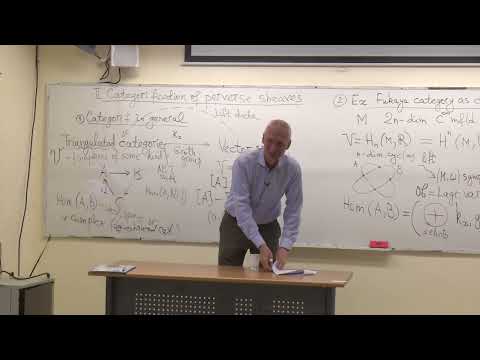 Kapranov Lecture 2: Categorification of perverse sheaves